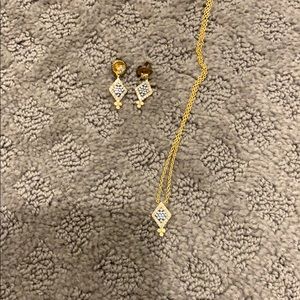 Freida rothman necklace earring set!